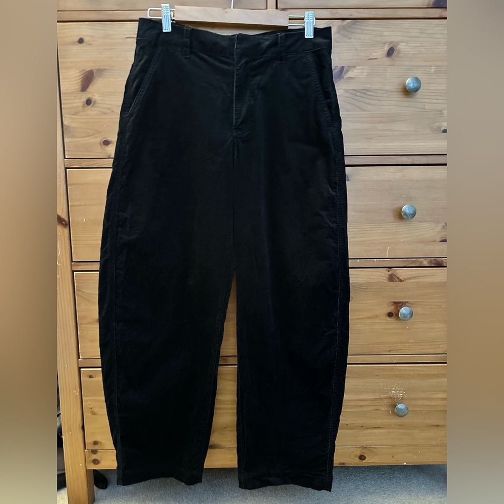 GAP corduroy trousers, black, size 4